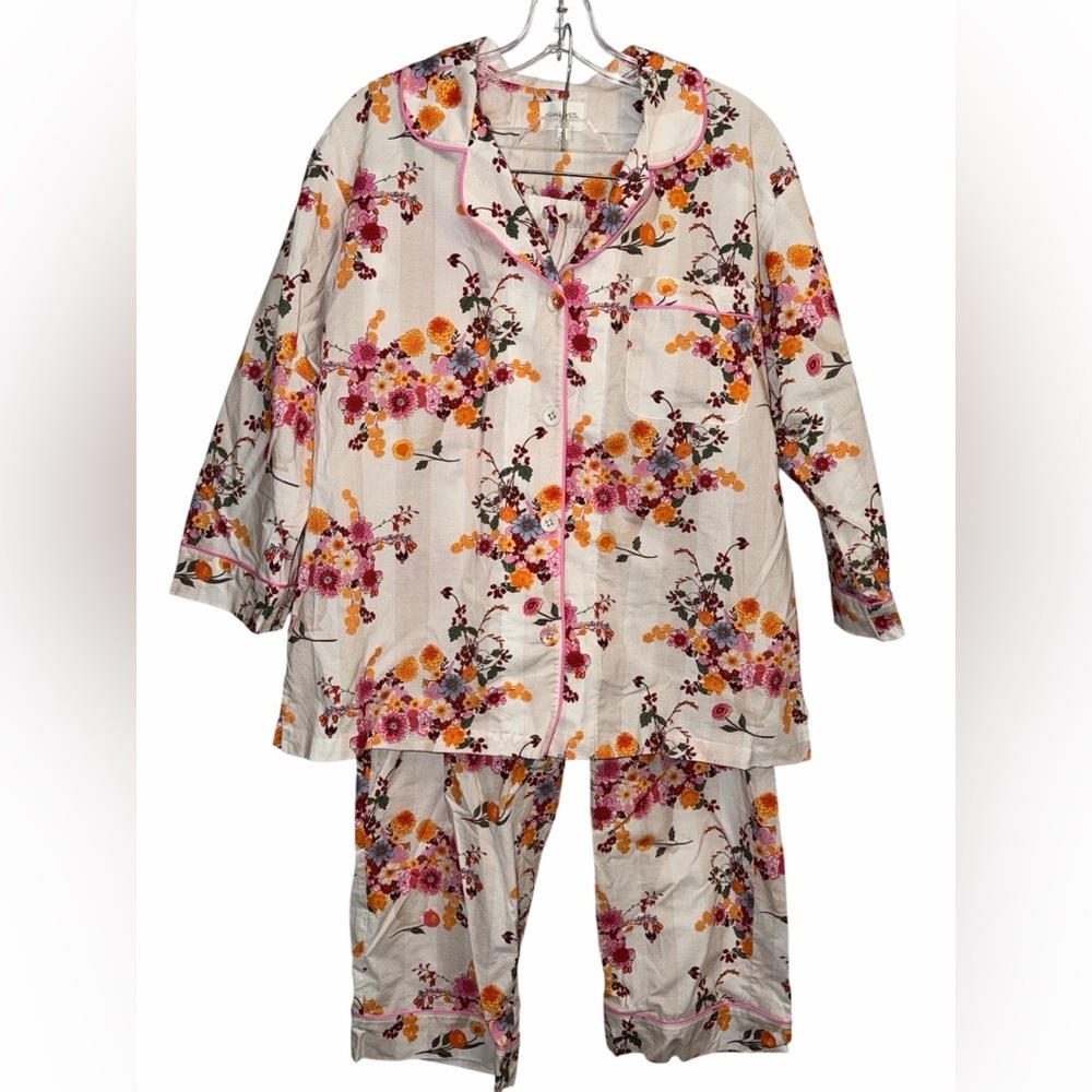 BedHead - 3/4 Sleeve Cropped Sateen PJ Set